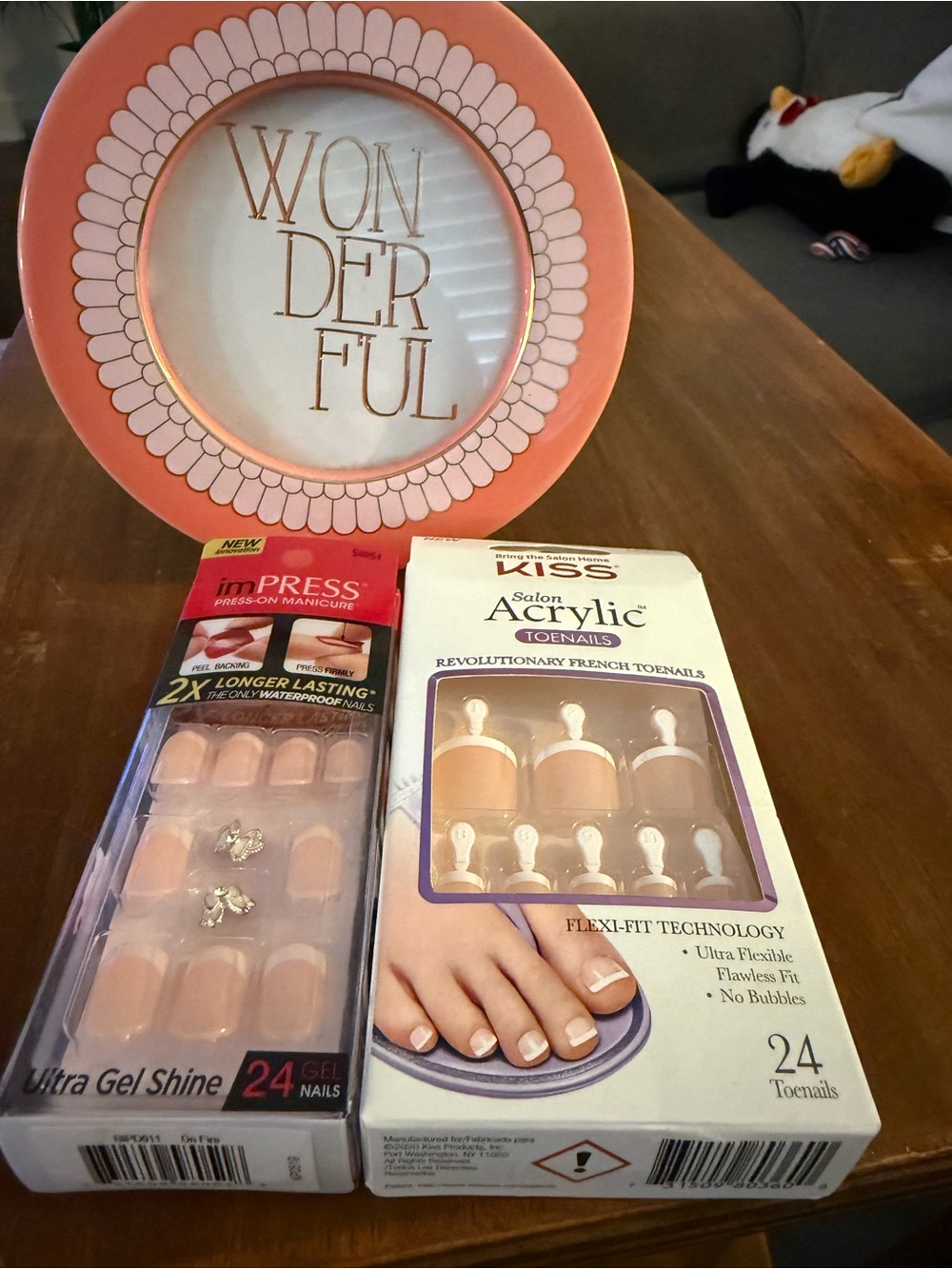 imPRESS Nude Pink Press-On Nails – and kiss press on toe nails